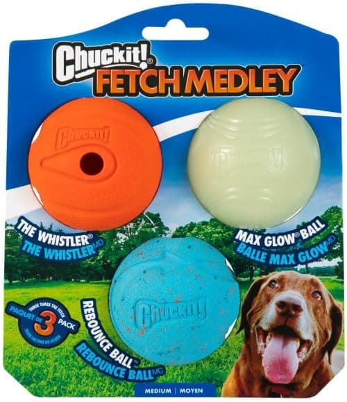 Chuckit! Juguetes de búsqueda para perros - Whistler, Glow y Rebounce Balls Plus Ultra Fetch Stick - vista alternativa