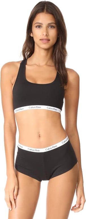 Bralette con logo Carousel para mujer Calvin Klein