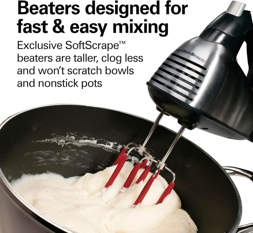 Hamilton Beach Softscrape Hand Mixer - imagen 2