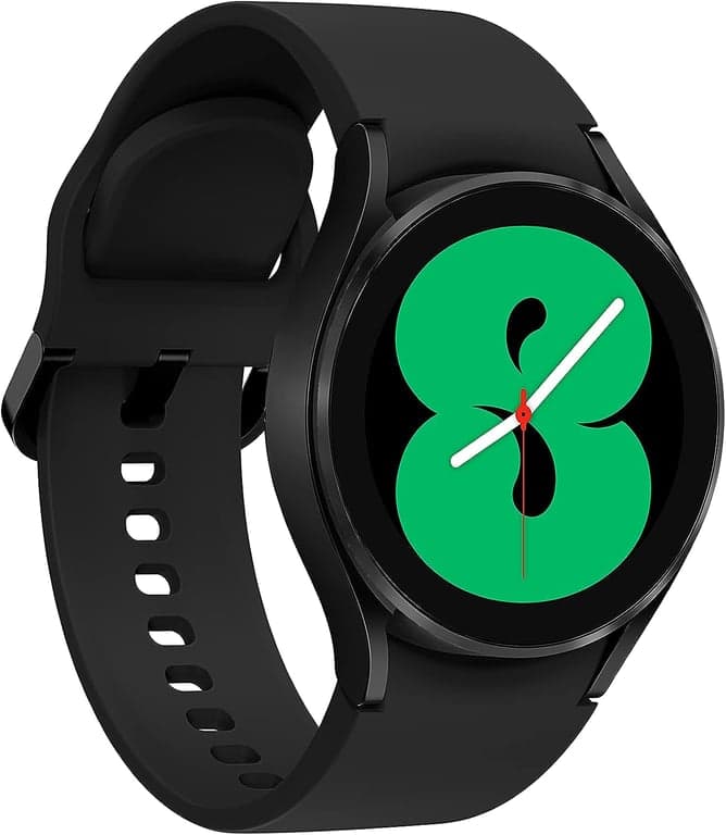 Samsung Electronics Galaxy Watch 4 40mm Smartwatch con Monitor de ECG Rastreador para Salud Fitness Correr Ciclos de Sueño GPS Detección de Caídas Bluetooth Versión de EE. UU. - (Negro) (Renovado)