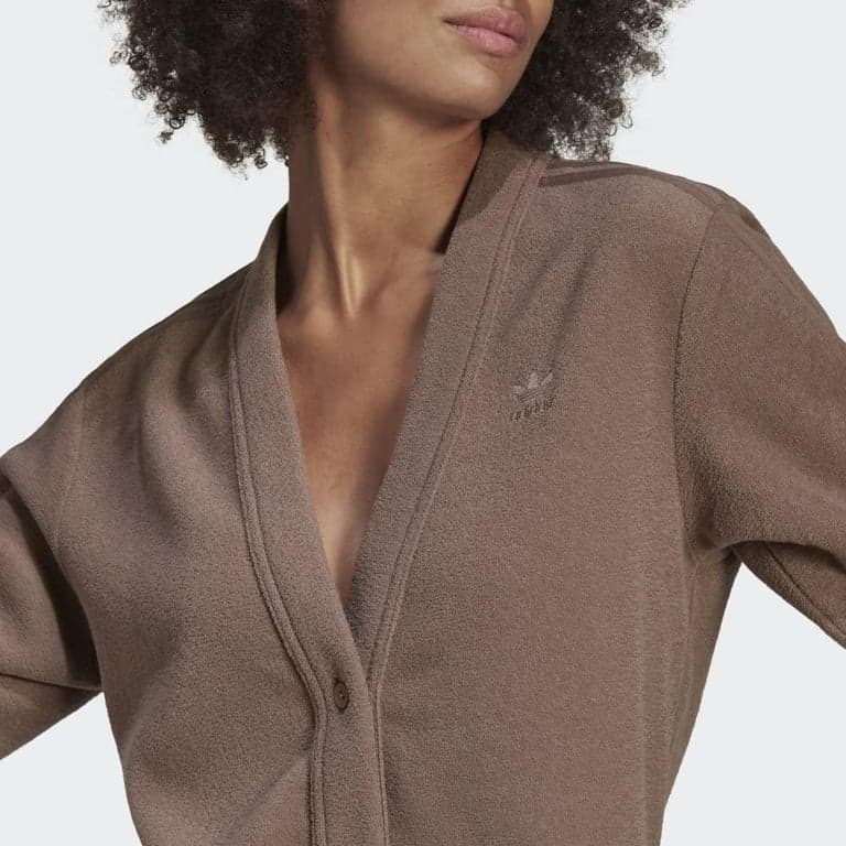 adidas Originals Womens Winterease Cardigan, Trace Brown - imagen 5
