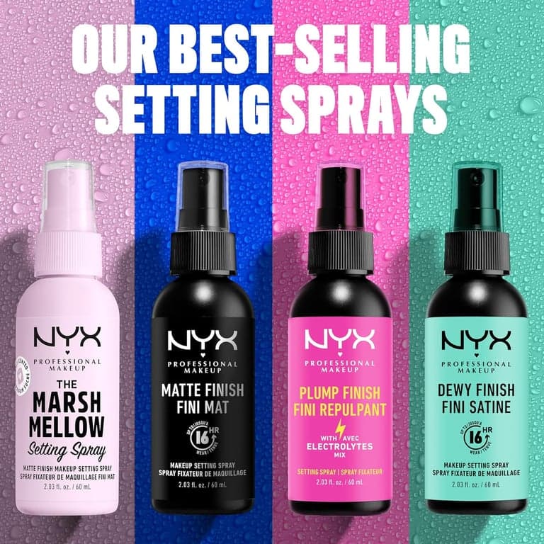 NYX PROFESSIONAL MAKEUP Spray Fijador de Maquillaje - Acabado Mate, Bruma Facial de Larga Duración por hasta 16HR, Fórmula Vegana - imagen 5
