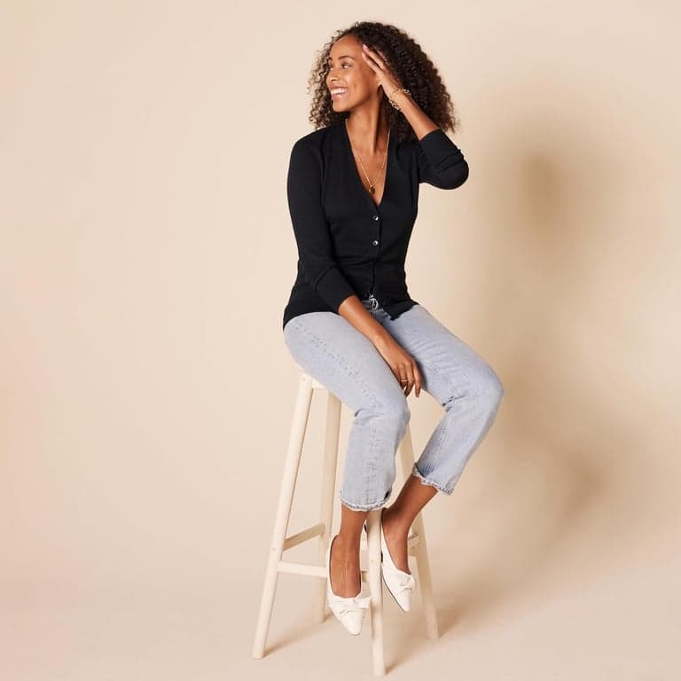 Suéter cárdigan ligero Amazon Essentials para mujer - imagen 4