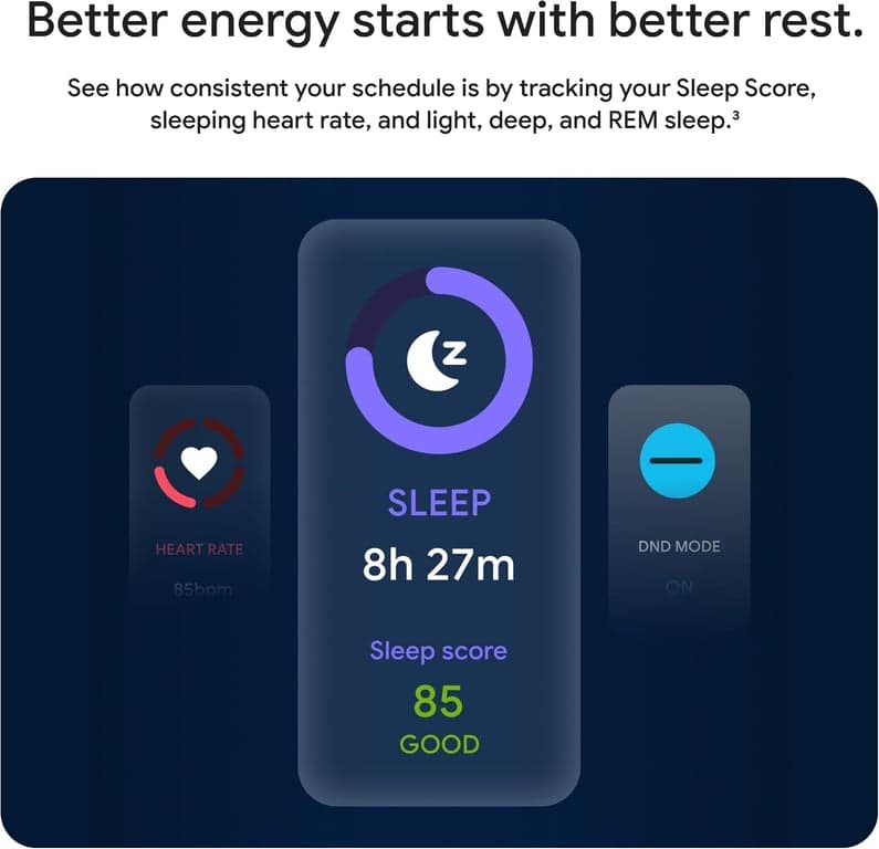 Google Fitbit Inspire 3 - Midnight Zen/Black - Bandas Pequeñas y Grandes - imagen 6