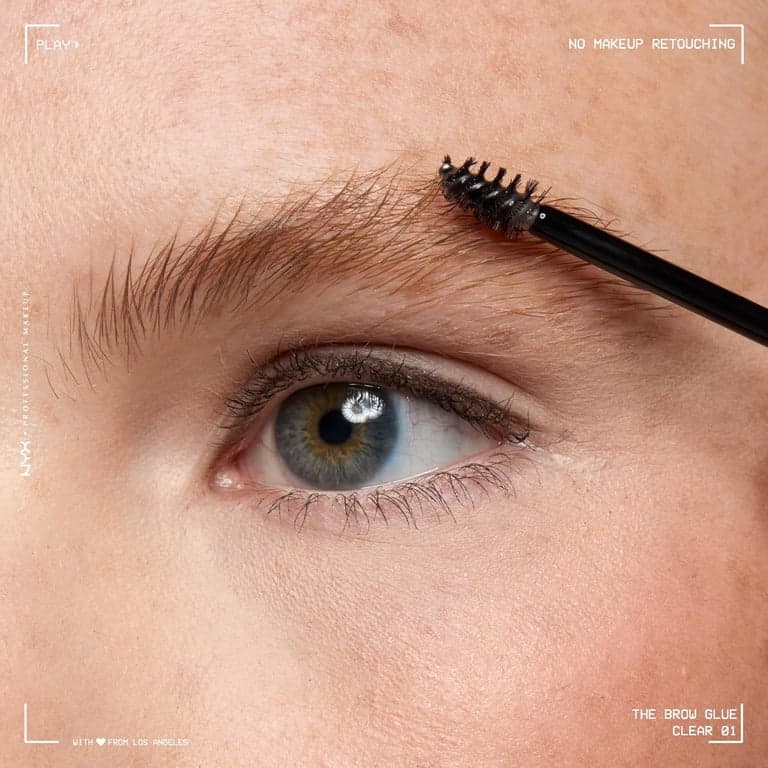 NYX PROFESSIONAL MAKEUP The Brow Glue, Gel para Cejas de Fijación Extrema - Transparente - imagen 6