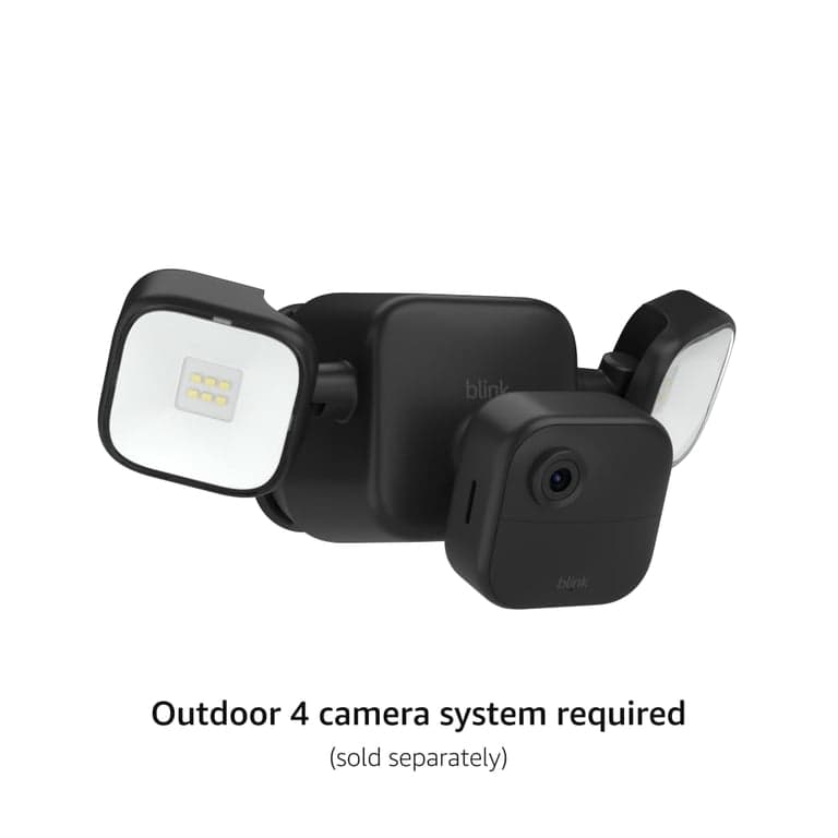 Blink Outdoor 4 Floodlight Camera — Cámara de seguridad inteligente inalámbrica, 700 lúmenes, dos años de duración de la batería, detección de movimiento mejorada, Sync Module Core incluido — Sistema de 1 cámara - imagen 3