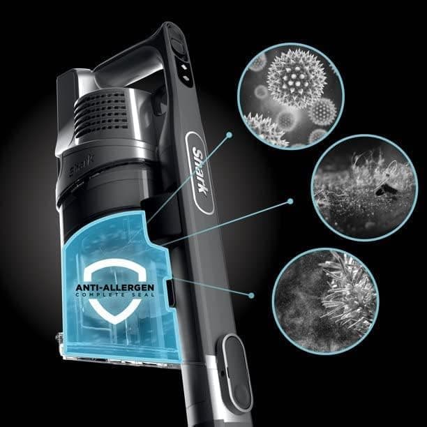 Aspiradora escoba inalámbrica Shark DuoClean Pet Ultra-Light - Azul (Renovada) - imagen 6