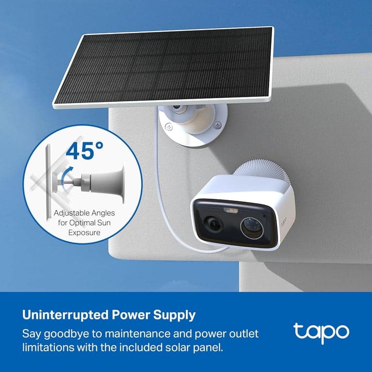 Tapo Cámara de seguridad con batería para exteriores 1080p con energía solar, C400 KIT - vista alternativa