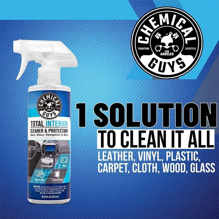 Chemical Guys, Kit de limpieza interior de coche de 9 piezas, limpiador, gel, cepillos | Gel de limpieza de coche Sticky Icky, cepillos de detallado y toallas de microfibra, paquete completo de limpieza y refresco interior de coche - vista alternativa