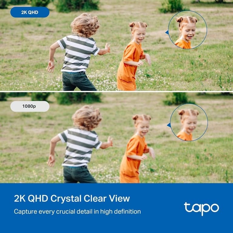 TP-Link Tapo 2K QHD Cámara de Seguridad Wi-Fi Exterior Panorámica/Inclinación, Vista 360°, Seguimiento de Movimiento, Visión Nocturna a Color, Detección Gratuita de Personas/Vehículos/Movimiento, Almacenamiento en la Nube y Tarjeta SD, Grabación 24/7, C520WS… - imagen 6