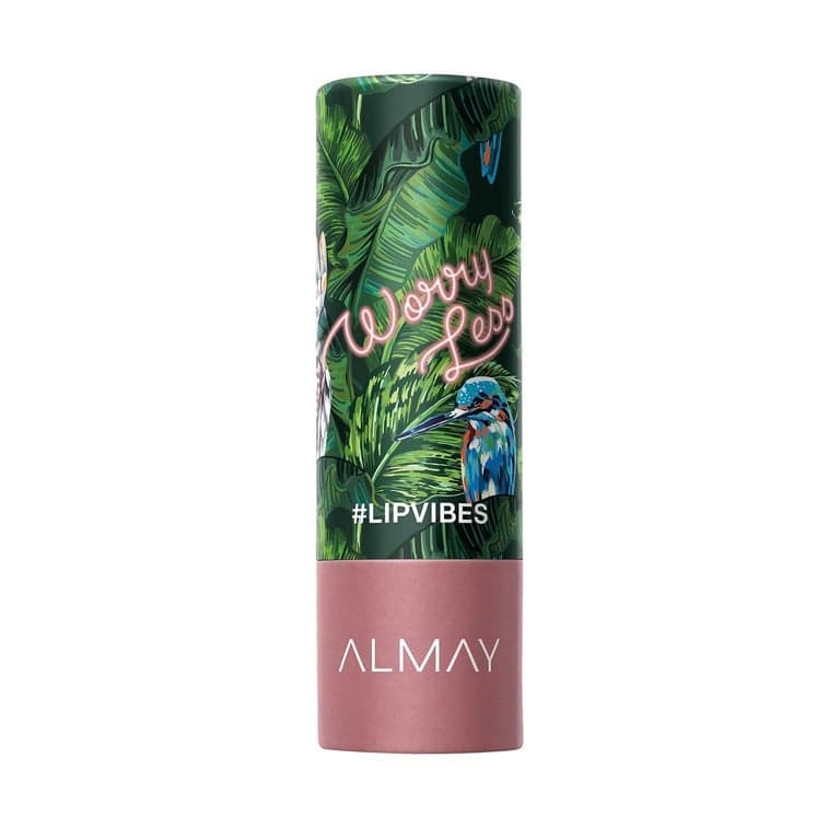 Lápiz labial Almay Lip Vibes con aceite de vitamina E y manteca de karité, acabado mate, hipoalergénico, Worry Less, 0.14 oz