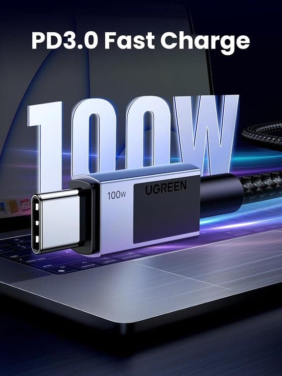 UGREEN Uno 100W Charger Bundle with 3.3FT 100W USB C Cable - imagen 6