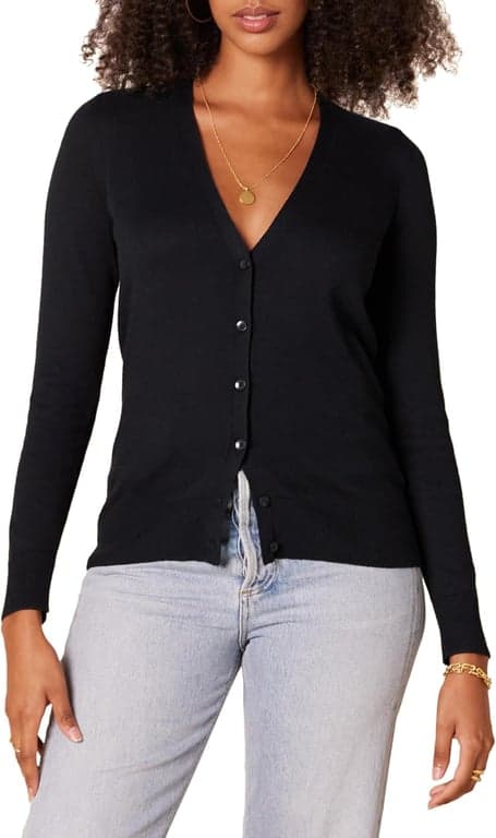 Suéter cárdigan ligero Amazon Essentials para mujer