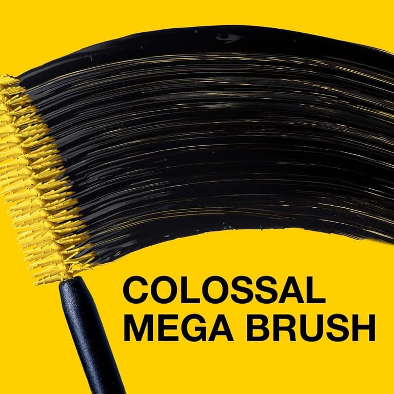 Maybelline Volum' Express Colossal Washable Mascara Makeup, Volumizing, Glam Black, 1 unidad - imagen 3