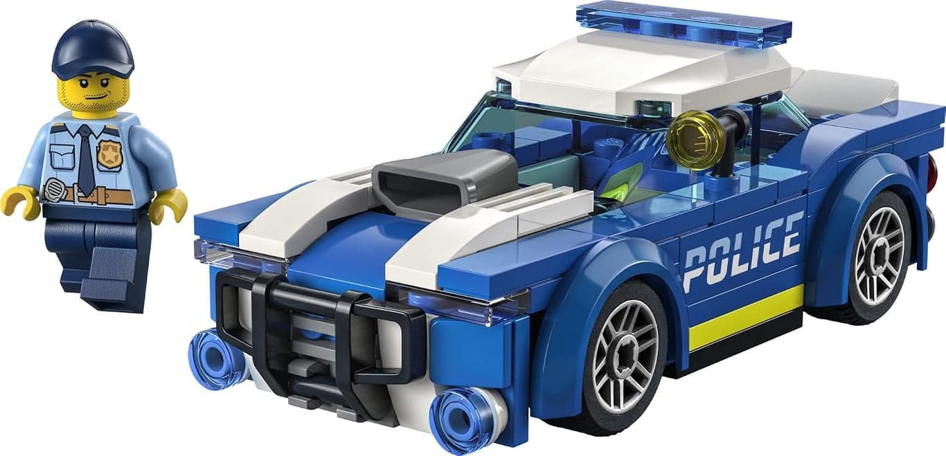 LEGO City Coche de Policía de Juguete 60312 para Niños de 5 Años en Adelante con Minifigura de Oficial, Idea de Pequeño Regalo, Serie Aventuras, Set de Construcción de Persecución de Coches - imagen 4