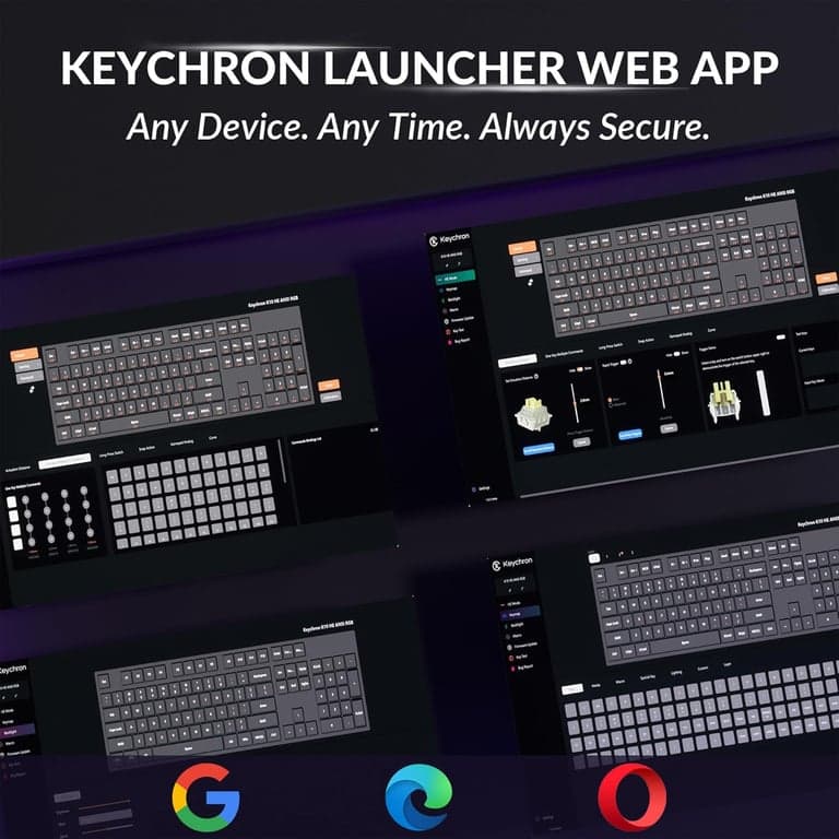 Teclado Keychron K10 HE 100% inalámbrico de efecto Hall, interruptor Lime Banana - imagen 4