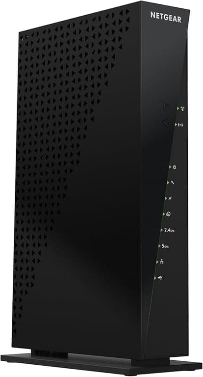 NETGEAR Cable Modem WiFi Router Combo C6300 | Compatible con proveedores de cable incluyendo Xfinity de Comcast, Spectrum, Cox para planes de cable de hasta 400Mbps | Velocidad AC1750 | DOCSIS 3.0