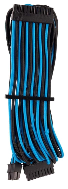CORSAIR Kit de Inicio de Cables PSU Premium con Funda Individual – Azul/Negro, 2 Años de Garantía, para PSUs - vista alternativa