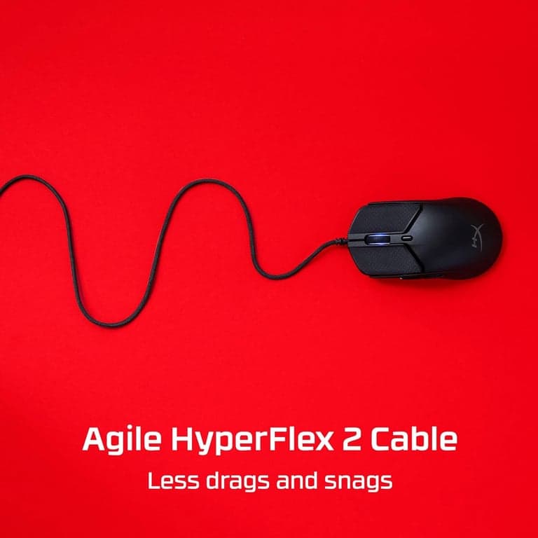 HyperX Pulsefire Haste 2 – Mouse inalámbrico para juegos – Ultraligero, 61g, 100 horas de duración de batería, conectividad inalámbrica dual, sensor de precisión – Blanco - imagen 6