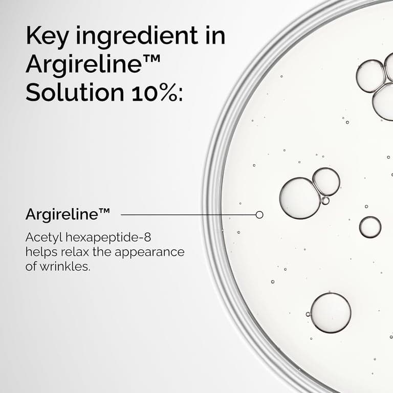 Argireline Solution 10%, Suero bueno para reducir la apariencia de líneas finas, 1 Fl Oz - vista alternativa