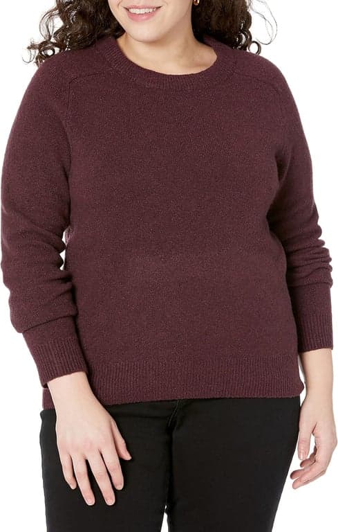Suéter Cozy Boucle de Cuello Redondo para Mujer Daily Ritual