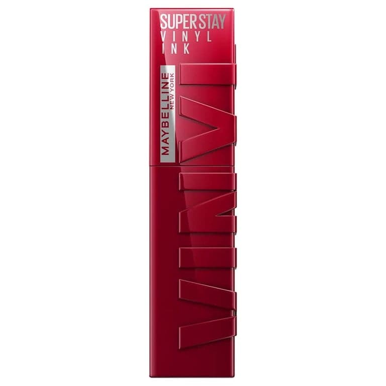 Maybelline Super Stay Vinyl Ink Larga Duración, Maquillaje Líquido para Labios que No se Corre, Color Altamente Pigmentado y Brillo Instantáneo, Cheeky, Lápiz Labial Nude Rosado, 0.14 fl oz, 1 Unidad