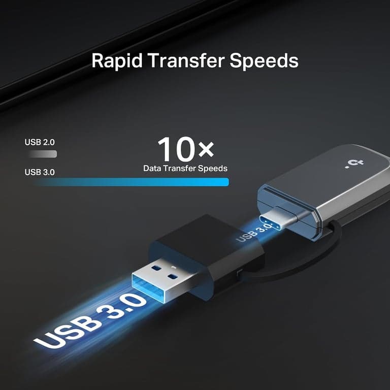 Adaptador USB Wi-Fi 7 TP-Link BE3600 para PC de escritorio, dongle Wi-Fi de doble banda - imagen 4