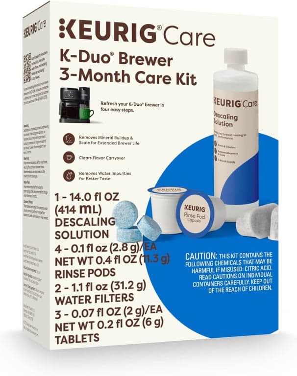 Keurig K-Duo Kit de mantenimiento para cafetera de 3 meses