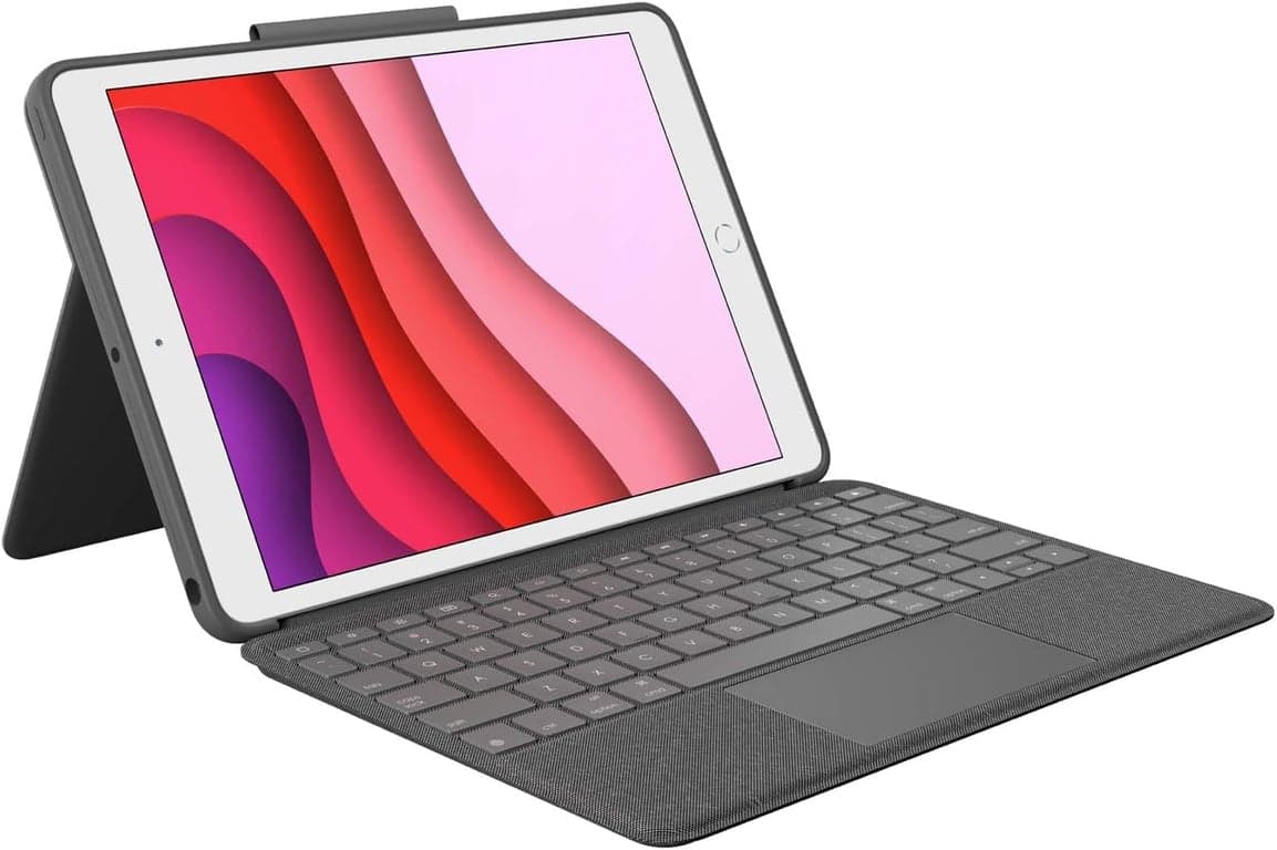 Teclado Logitech Combo Touch para iPad de 7ª, 8ª y 9ª generación - Grafito