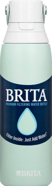 BRITA Botella filtrante premium de acero inoxidable Glacier, 1 unidad