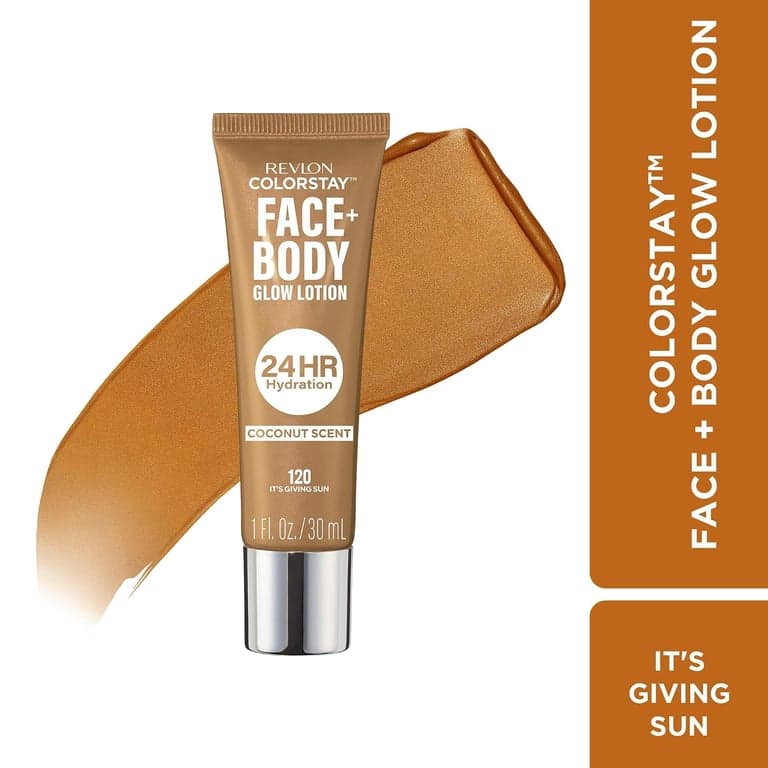 Revlon ColorStay Face + Body Glow Lotion, 120 It's Giving Sun - vista alternativa