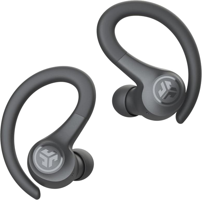 JLab, Go Sport+, Auriculares Inalámbricos Verdaderos para Entrenamiento, Deportivos Bluetooth, Llamadas Claras, Grafito - imagen 4