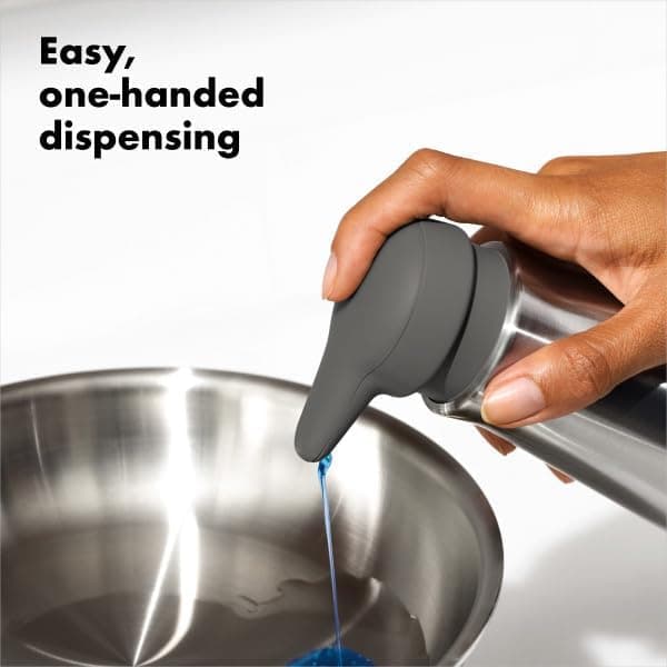 OXO Good Grips Dispensador de Jabón de Acero Inoxidable para Encimera - vista alternativa
