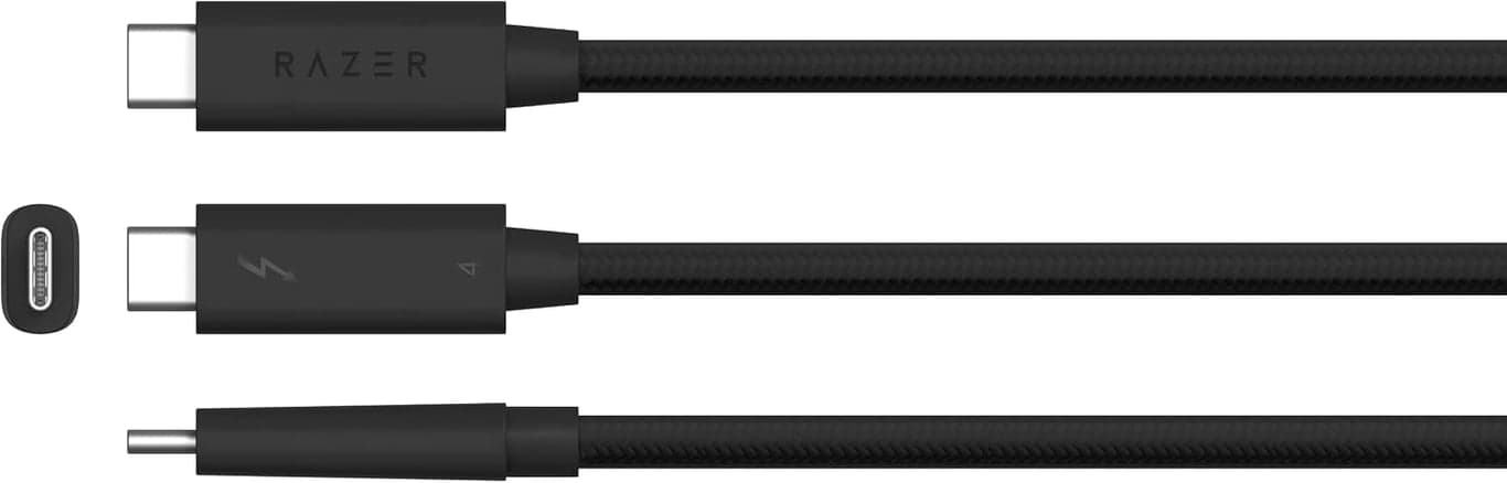 Cable Razer Thunderbolt 4 - 4 (hasta 40 Gigabits por segundo, hasta resoluciones 8K, hasta 100W de carga, compatibilidad máxima) Negro | 2M - imagen 2