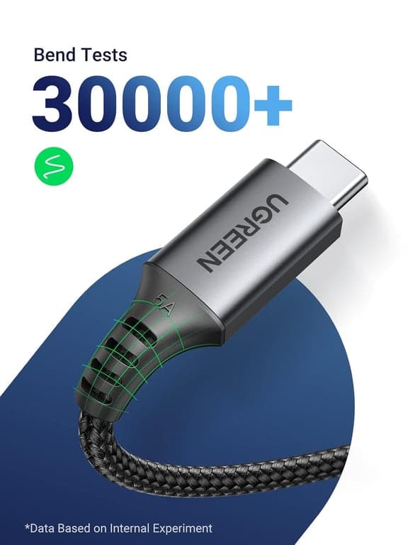 UGREEN Cable USB C de 100W, Carga Rápida Tipo C PD 3.0 Compatible con MacBook, iPhone 16/15 Plus Pro Max, Galaxy S24 S24+ S24 Ultra S23 S22, Pixel 6 7 8 9 XL, 1M - imagen 6
