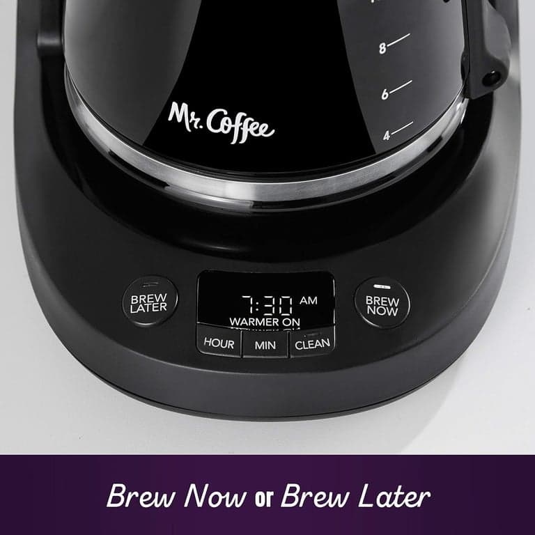 Cafetera Mr. Coffee de 12 tazas lavable en lavavajillas con filtración de agua avanzada y filtro permanente - imagen 4