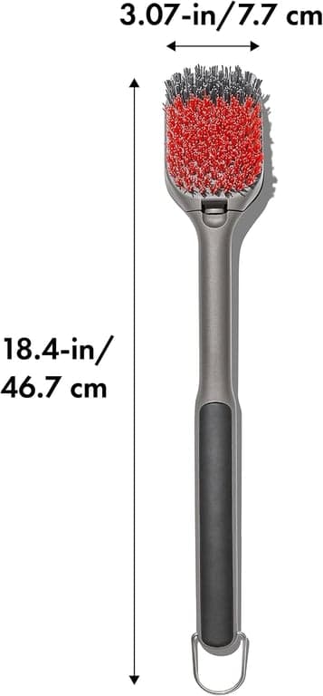 OXO Good Grips Juego de 3 utensilios para asar + cepillo para parrilla Cold Clean - imagen 5