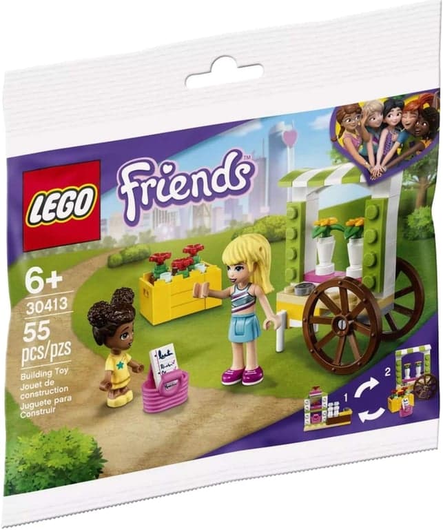 LEGO Friends Flower Cart Polybag Set 30413 (Bagged) - imagen 2