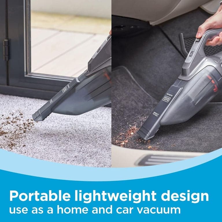 BLACK+DECKER 20V dustbuster Aspiradora pequeña de mano portátil inalámbrica para el hogar y el automóvil, incluye batería recargable (BCHV001C1) - imagen 3