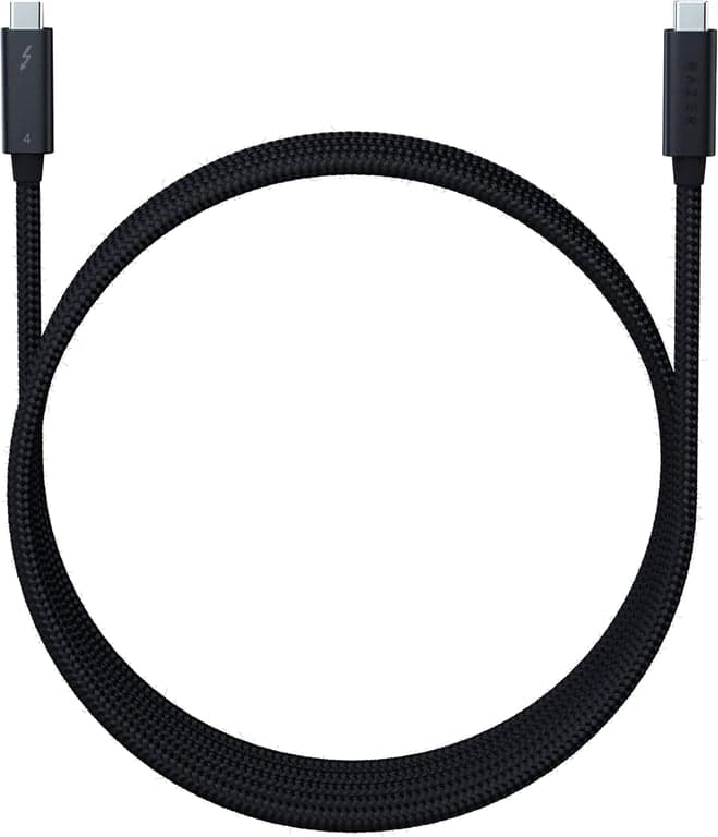 Cable Razer Thunderbolt 4 - 4 (hasta 40 Gigabits por segundo, hasta resoluciones 8K, hasta 100W de carga, compatibilidad máxima) Negro | 2M - vista alternativa