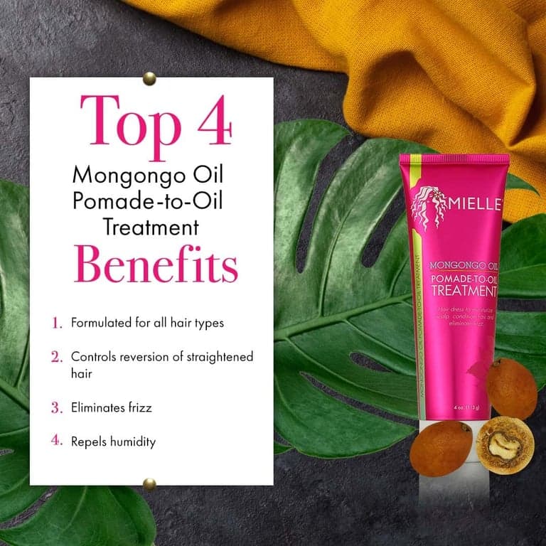 Mielle Organics Tratamiento de Pomada a Aceite de Mongongo, 4 oz - imagen 3