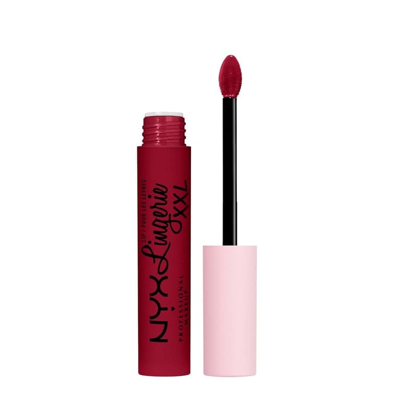 NYX PROFESSIONAL MAKEUP Labial Líquido Mate Lip Lingerie XXL - Warm Up (Rosa Rojo)