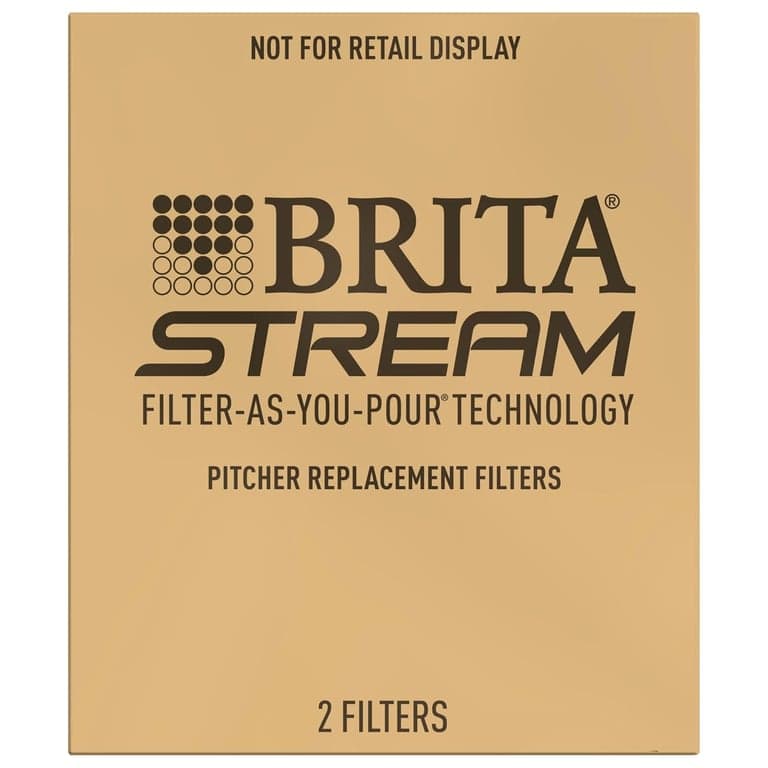 Filtro de agua Brita Stream para jarras y dispensadores, sin BPA, reemplaza 1,800 botellas de agua de plástico al año, dura dos meses o 40 galones, incluye 2 filtros - imagen 2