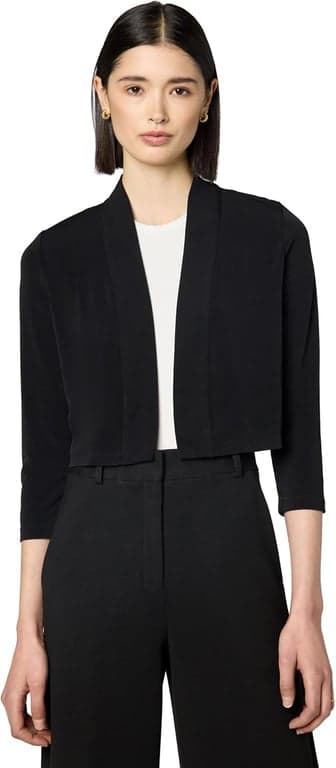 Calvin Klein Shrug de Frente Abierto con Manga 3/4