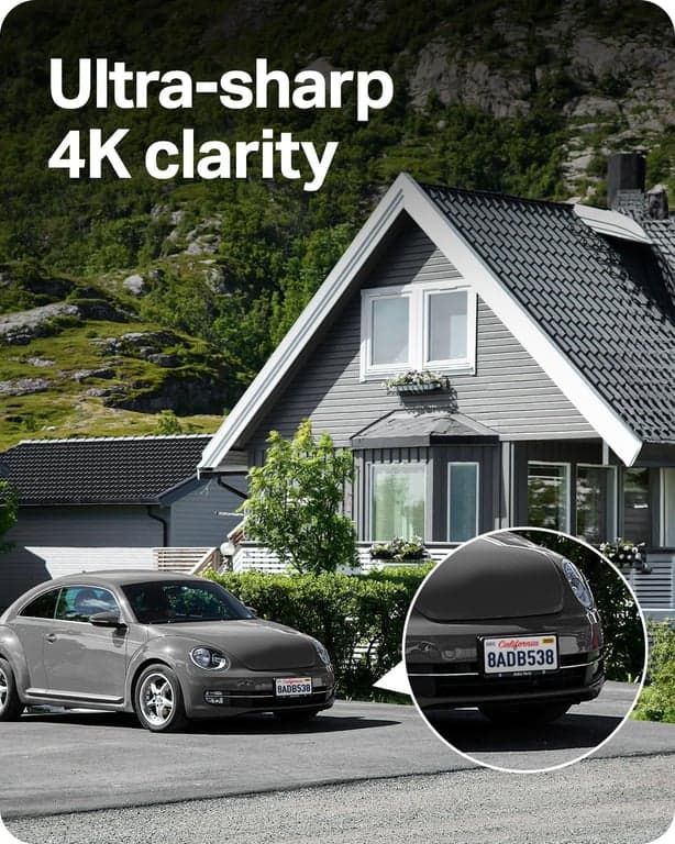 Tapo 4K Cámara de Seguridad Inalámbrica Exterior Panorámica/Inclinación, Carga Solar, C660 KIT - vista alternativa