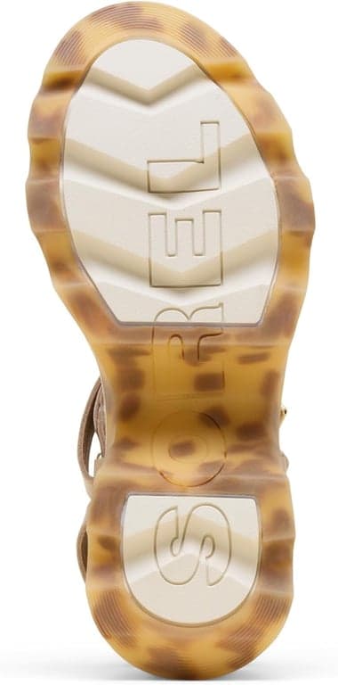 Sorel Kinetic Aura Y-Strap para mujer, Marrón Ennegrecido/Tiza, 10 Regular - imagen 3