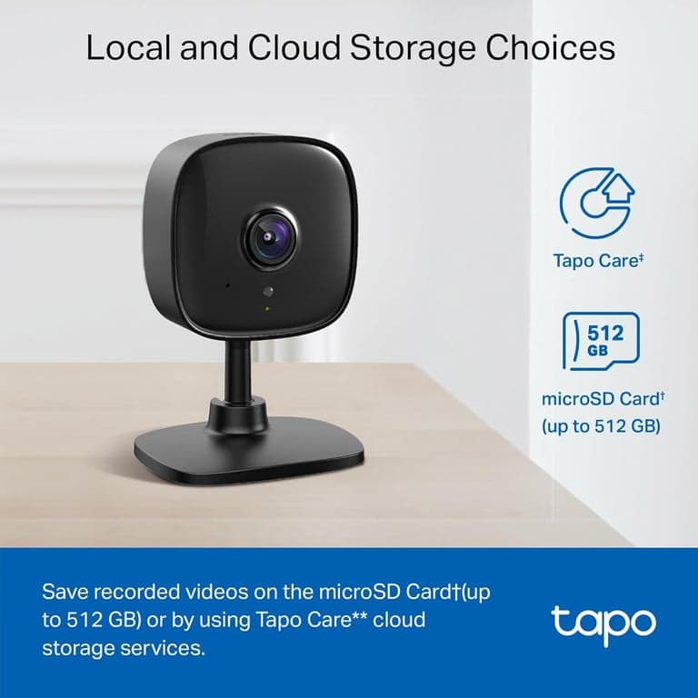 Cámara de seguridad Tapo 1080p para interiores/exteriores, C103, HybridCam - imagen 3
