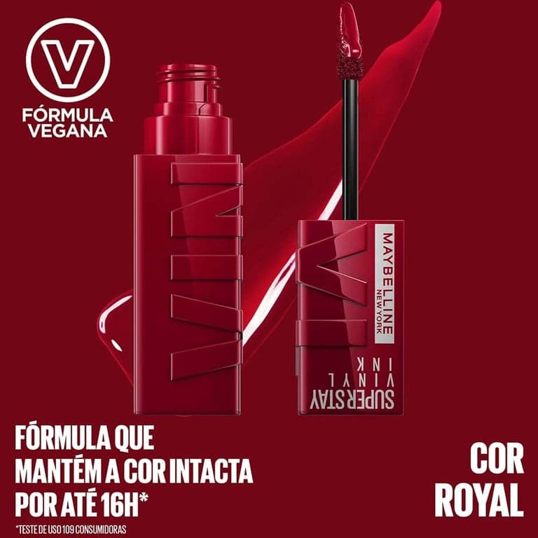 Maybelline Super Stay Vinyl Ink Larga Duración, Maquillaje Líquido para Labios que No se Corre, Color Altamente Pigmentado y Brillo Instantáneo, Cheeky, Lápiz Labial Nude Rosado, 0.14 fl oz, 1 Unidad - imagen 4