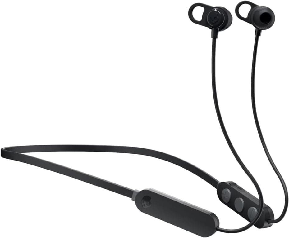 Audífonos inalámbricos Skullcandy Jib XT, audífonos Bluetooth, hasta 6 horas de batería, ajuste con aislamiento de ruido, resistentes al sudor, micrófono incorporado, iPhone Android, tamaños de almohadillas incluidos para un ajuste personalizado - Negro - vista alternativa