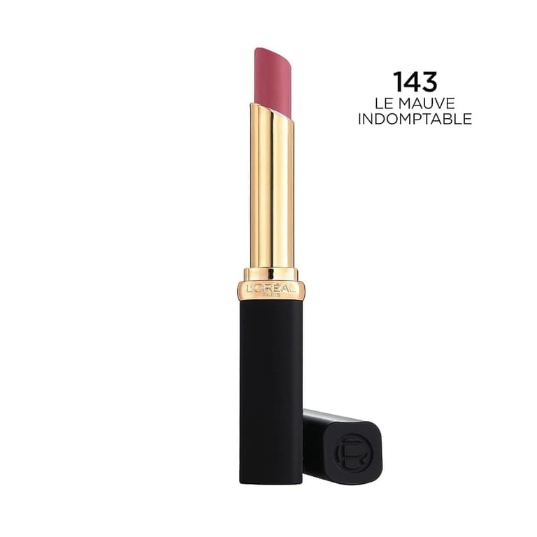 L'Oreal Paris Colour Riche Intense Volume Matte Lipstick, Color de Labios con Ácido Hialurónico para hasta 16h de Comodidad Todo el Día, Le Mauve Indomptable, 0.06 Oz - imagen 5